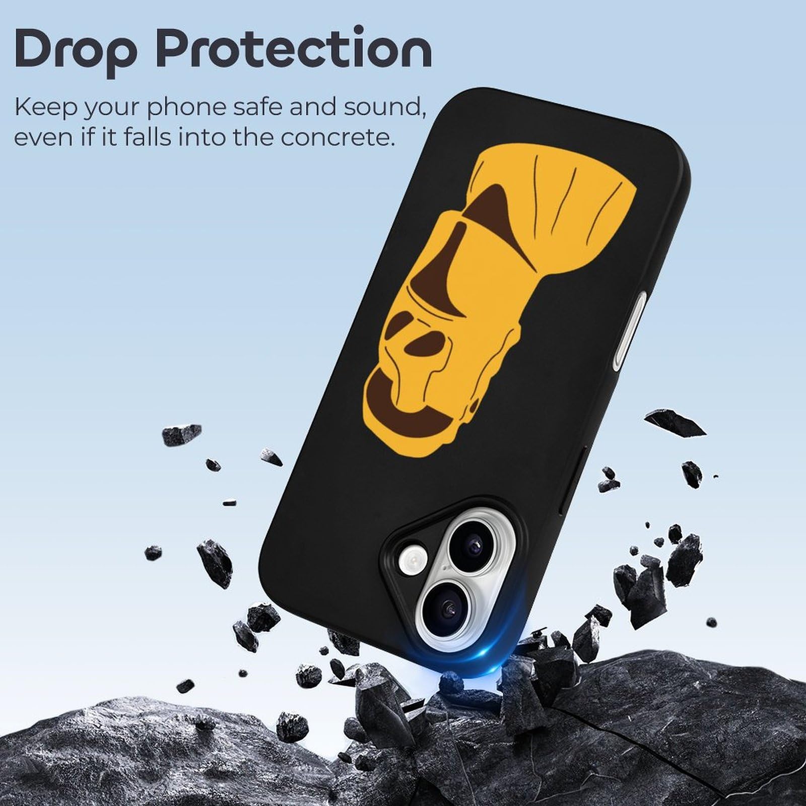 Amazon.co.jp: iPhone 16 ケース Moai モアイ像 イースター島